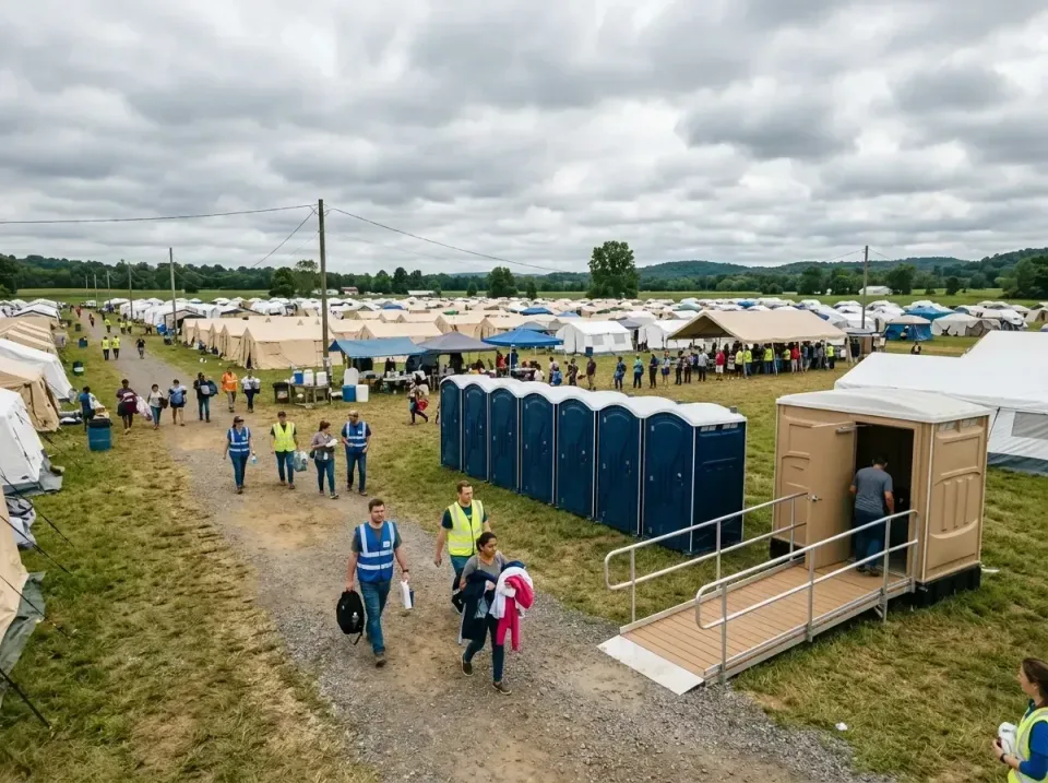 disaster-relief-camp-restrooms-010 — frequently asked questions, Dumpster & Portable Bathrooms Rental in Leonard, TX